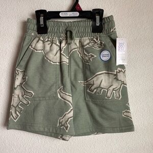 Garanimals Boys Dinosaur Print Shorts with functional drawstrings size 6-NWT